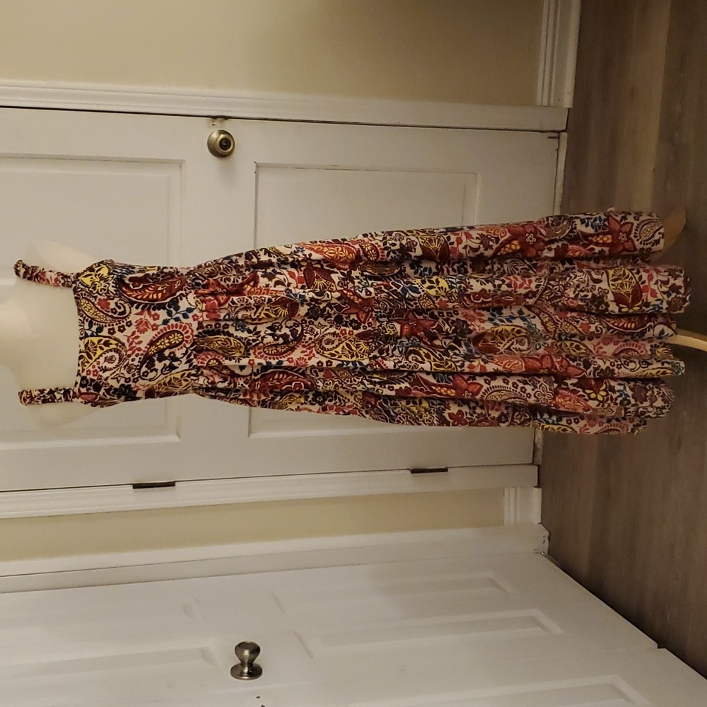 B.O.G. Collective Paisley Tiered Maxi Dress